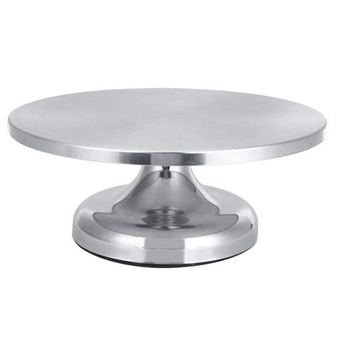 Cake Base Stainless Steel Cake Stand Rotate 360 Degrees Durable Anti