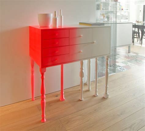 Love This Neon Ombré Neon Furniture Furniture Makeover Eclectic