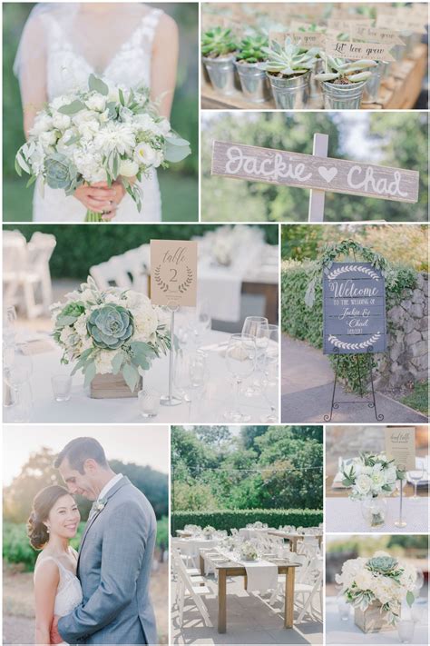 Natural Weddings Neutral Color Palette Ivory And Sage Natural