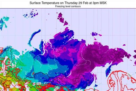 Russia Surface Temperature On Friday 23 Apr At 3am Msk