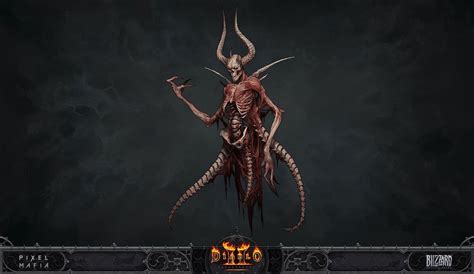 Mephisto Concept Art From Diablo Ii Resurrected In 2022 Diablo Ii