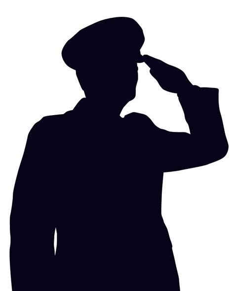 Soldier Salute Silhouette At Getdrawings Free Download