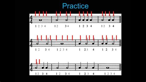 Rhythm Practice 44 Time Signature Youtube
