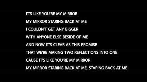 Justin Timberlake Mirrors LYRICS YouTube