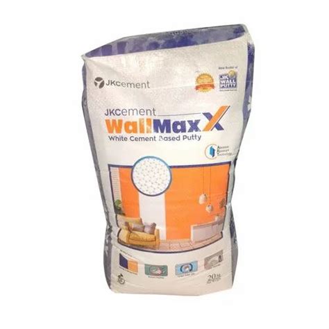 20 Kg Jk Cement Wallmaxx White Cement Based Putty At Rs 500bag In Mumbai