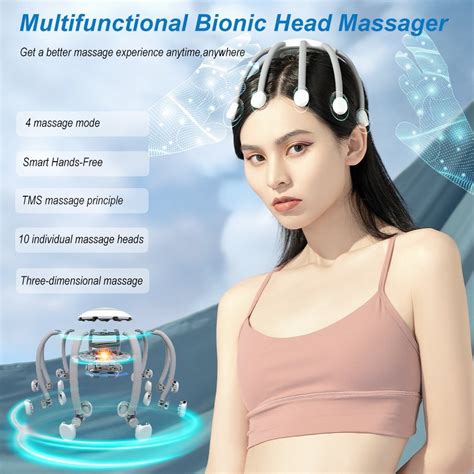 New Home Vibrating Hand Free Smart Body Head Massage Product China Head Massage Product And