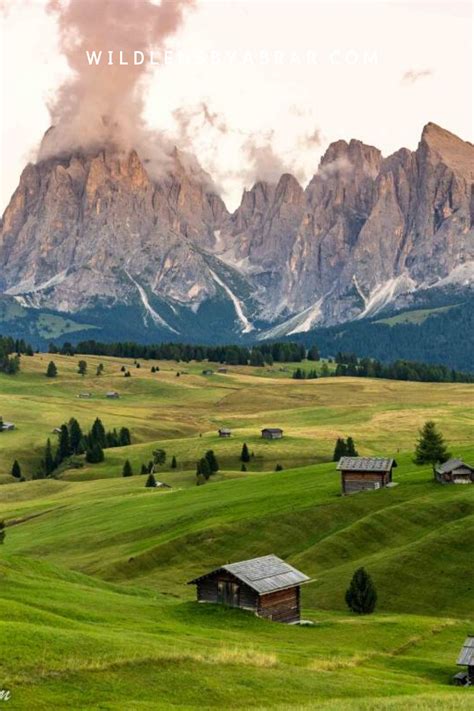 Seiser Alm Also Is Known As Alpe Di Siusi Is The Most Beautiful And