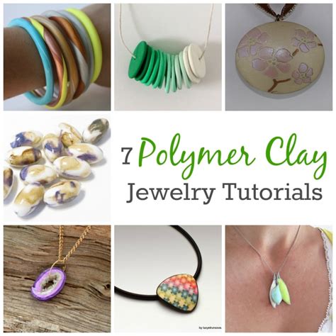 7 Polymer Clay Jewelry Tutorials Polymer Clay