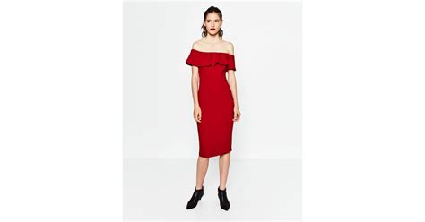 About our wedding guest dresses rent a designer dress with us and you're sure to avoid the dilemma of worrying if someone has seen you in that same wedding guest outfit. Zara Off-the-Shoulder Dress ($70) | Best Wedding Guest ...