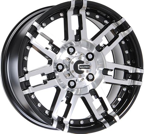 Don't get stranded miles from help with a deflated tire that's slipping or has jumped the rim. Mamba Offroad M2X786520B M2 Gloss Black / Machined Wheel for 84-06 Jeep® Vehicles with 5x4.5 ...