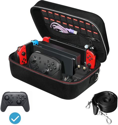 Ivoler Storage Case Compatible With Nintendo Switch And Nintendo Switch
