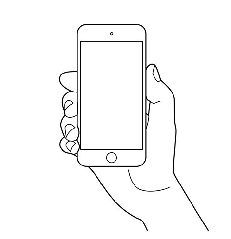 Smartphone Hand Vector Art Icons And Graphics For Free Download