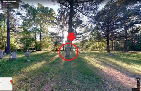 Creepy Figure Spotted In Google Maps Street View Of Texas Cemetery