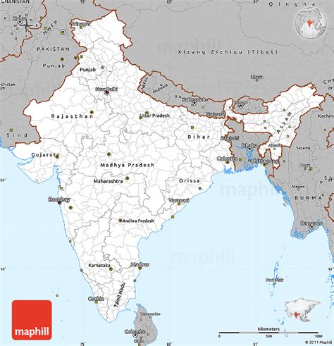 India Map Simple