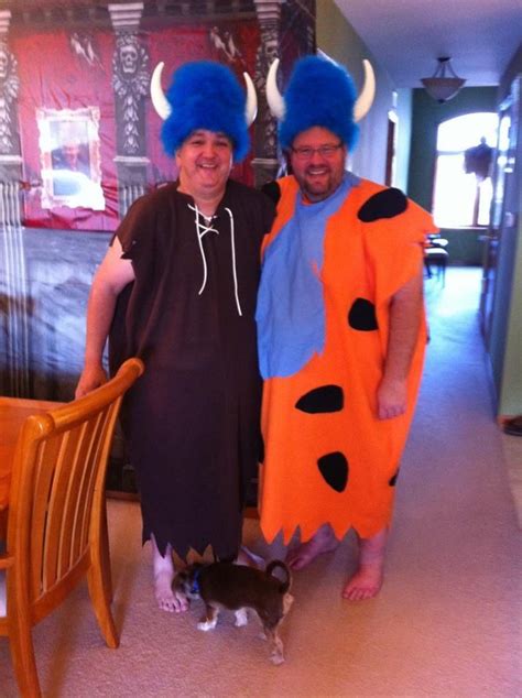 Fred Flintstone And Barney Rubble Homemade Costumes Homemade Costumes
