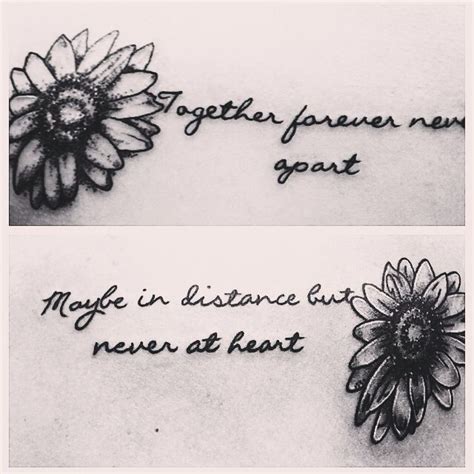 Bff Tattoo Together Forever Never Apart Maybe In Distance But Never