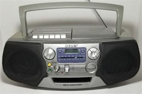Sony Cfd V Cd Radio Cassette Boombox For Sale Online Ebay