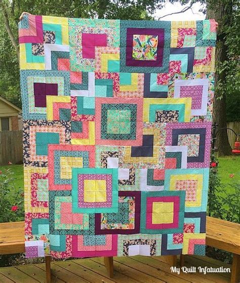 Stacked Squares Quilt Sizing Options Kitchen Table Quilting Quilt