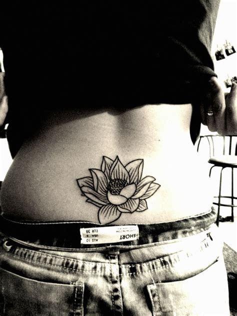 25 cute lower back flower tattoos for girls entertainmentmesh