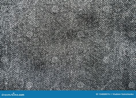 Gray Denim Fabric Stock Photo Image Of Fabric Detail 154888076