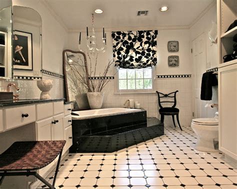 23 Black And White Octagon Bathroom Floor Tile Ideas And Pictures 2022