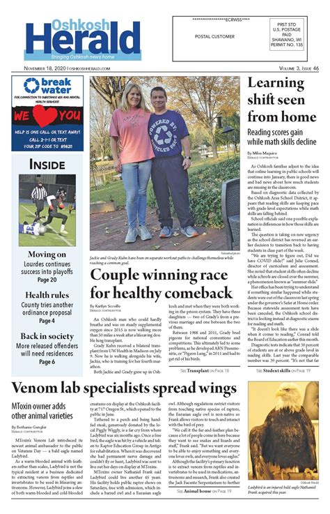 November 18, 2020 Oshkosh Herald | Oshkosh Herald