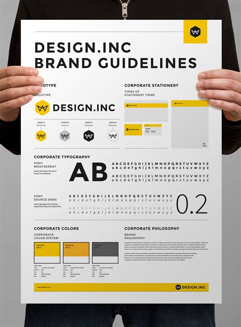 Brand Manual And Identity Posterminimal And Professional Brand Manual