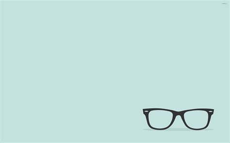 Free Download Eyeglasses With Black Frames Wallpaper Minimalistic