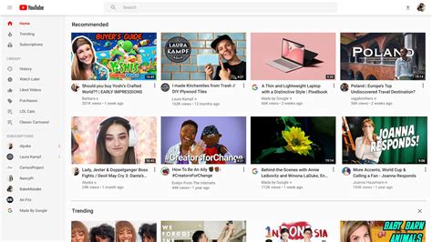 Youtube Launches New Desktop Homepage Design With Bigger Thumbnails