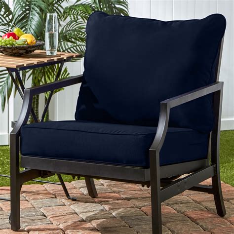 Navy Blue Patio Chair Pads Patio Furniture