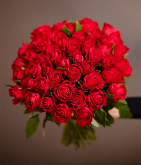 50 Red Roses Ultimate Romantic Bouquet Of 50 Red Roses