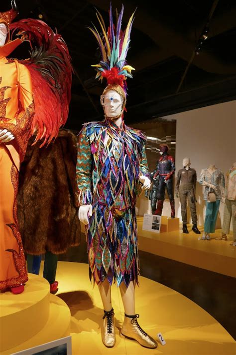 Taron Egertons Elton John Costumes From Rocketman On Display