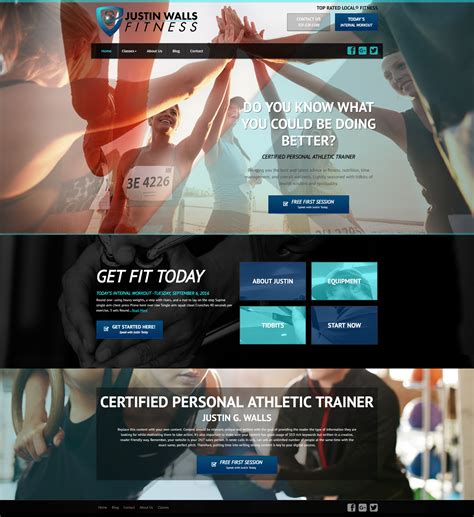 9 Best Fitness Website Design Templates For 2019 Marketing 360