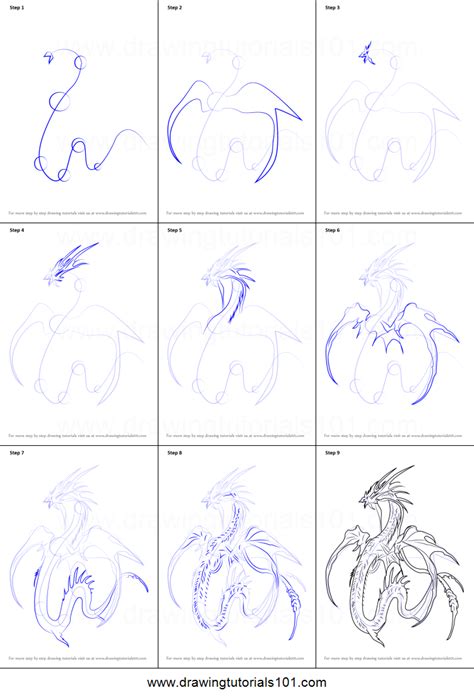 How To Draw Leviathan Printable Step By Step Drawing Sheet