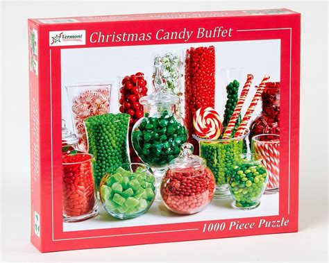Christmas Candy Buffet 1000 Pieces Vermont Christmas Company Puzzle Warehouse
