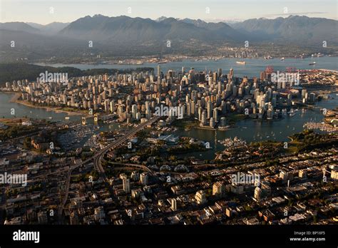 Vancouver British Columbia Canada Aerials Stock Photo Alamy