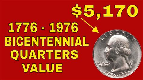 1976 Bicentennial Quarters Value 1976 Washington Bicentennial Quarters