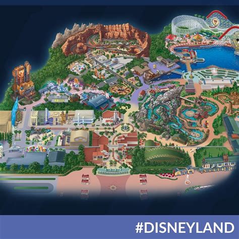 Heres Your First Look At The Avengers Campus Map At Disney California