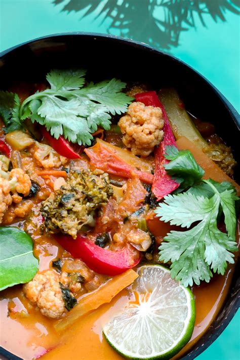 To make sure that you've read all the words, check the size of the set. Thai Red Curry with Vegetables | Vegan Recipes | My Green ...