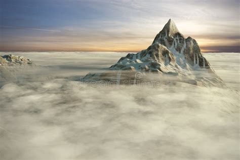 Mountains Above Clouds Stock Photo Image Of Slope Peak 120893110