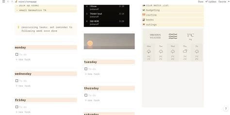 Notion Oc Template With Sections Covering Everything From Meeting Minutes To