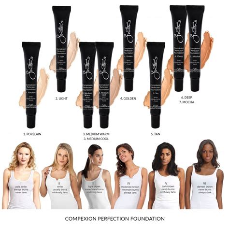 Complexion Perfection Full Coverage Foundation Smitten Cosmetics