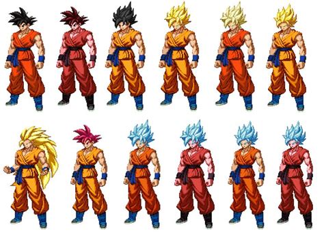 Goku Transformations 2 Dragon Ball Artwork Dragon Ball Art Anime