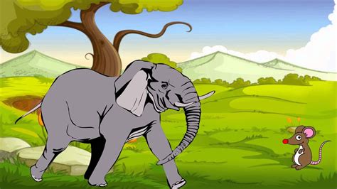 Elephant And Mouse Jungle Story English Youtube