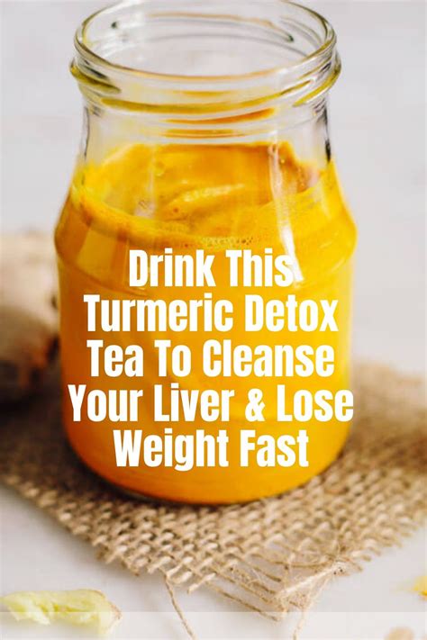 Powerful Turmeric Detox Tea To Cleanse The Liver And Lose Weight