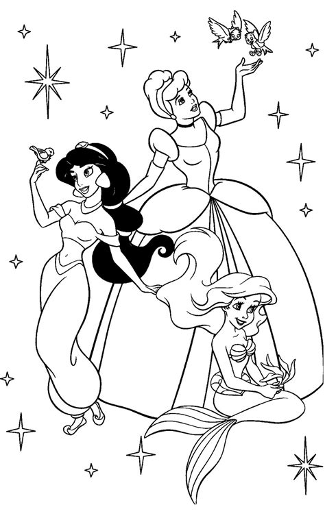Disney Princesses - Best Coloring Pages - Free Coloring Pages ...