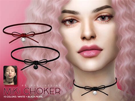 Ivoccfinds • Pralinesims Miki Choker Cute Bow Choker With