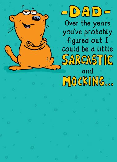 Funny Fathers Day Ecard Sarcastic And Mocking From