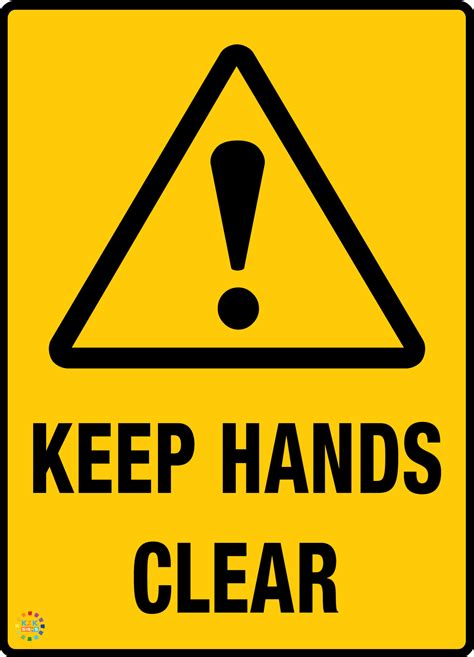 Keep Hands Clear K2k Signs