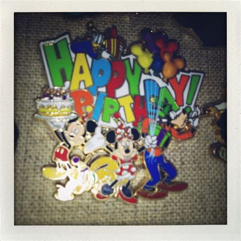 Happy Birthday Disney Trading Pins Disney Pins Pin Collection